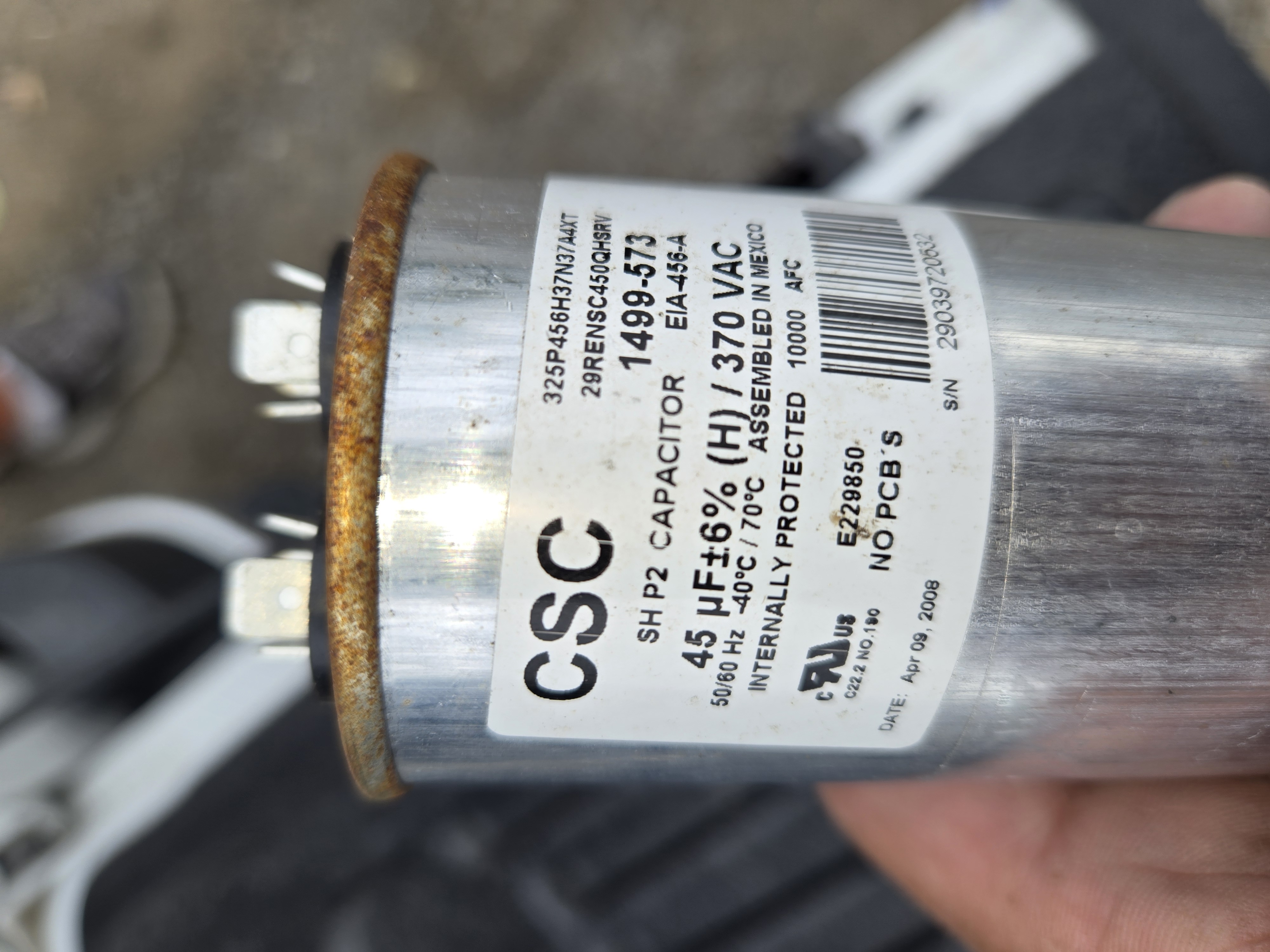 Bad capacitor